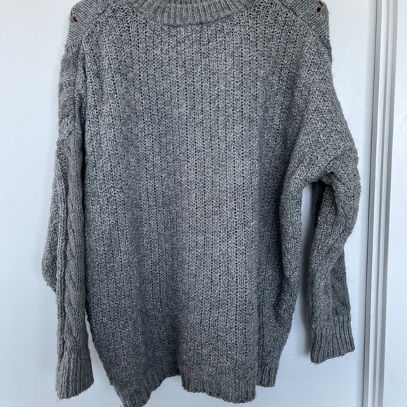 Grey Knit Sweater - Picture 2 of 3